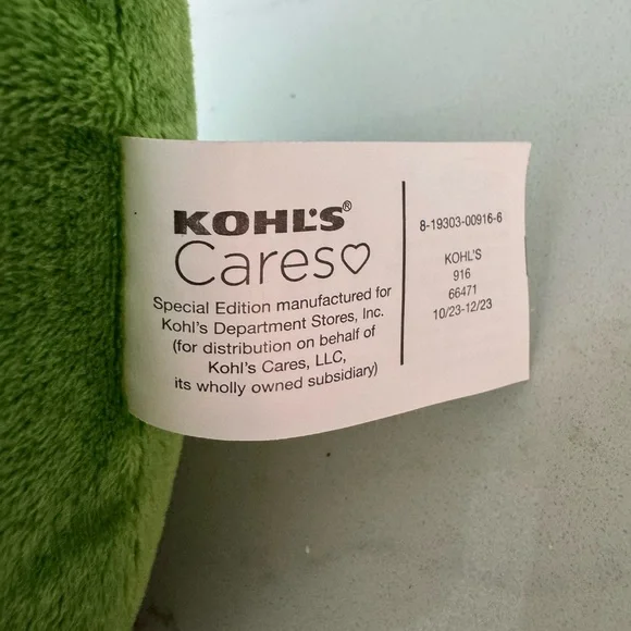 Kohl's Cares Lyle Lyle Crocodile Soft Plush Toy Lovey Bernard Waber Green New - Picture 7 of 10